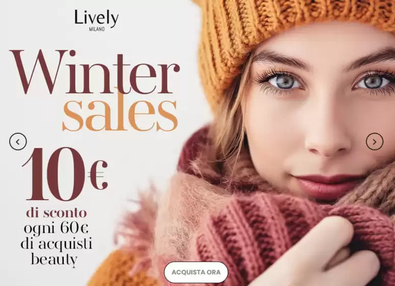 Volantino Lively a Milano | Winter sales | 10/1/2025 - 28/2/2025