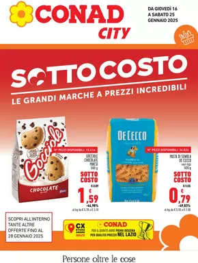 Volantino Conad City | Sottocosto | 16/1/2025 - 28/1/2025