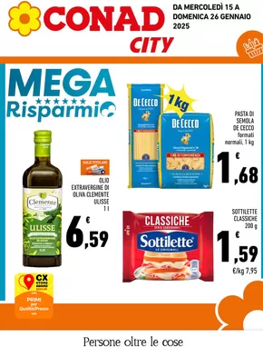 Volantino Conad City a Massafra | MEGA RISPARMIO | 15/1/2025 - 26/1/2025