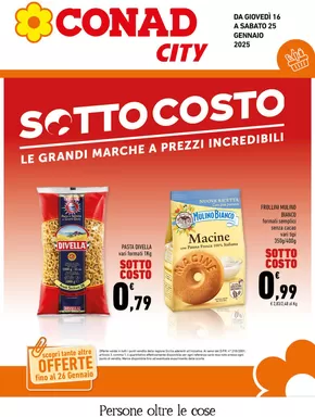 Offerte di Iper e super a San Cipirello | Sottocosto in Conad City | 16/1/2025 - 25/1/2025