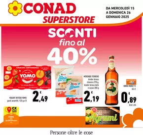 Volantino Conad Superstore a Surbo | SCONTI FINO AL 40% | 15/1/2025 - 26/1/2025