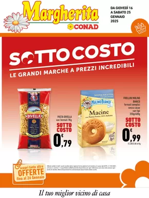 Offerte di Iper e super a San Cipirello | Sottocosto in Margherita Conad | 16/1/2025 - 25/1/2025