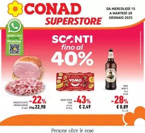 Volantino Conad Superstore a Parma | Sconti fino al 40% | 15/1/2025 - 28/1/2025