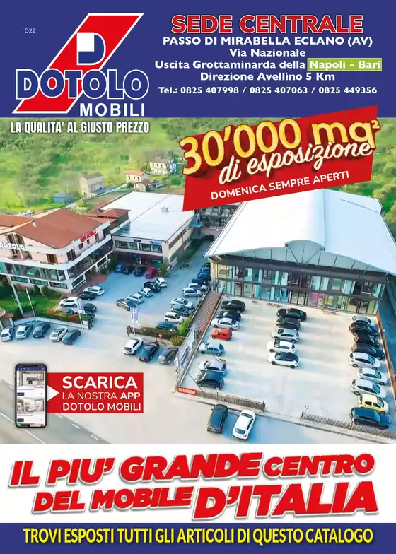 Volantino Dotolo Mobili a Benevento | La qualita al giusto prezzo | 13/1/2025 - 30/6/2025