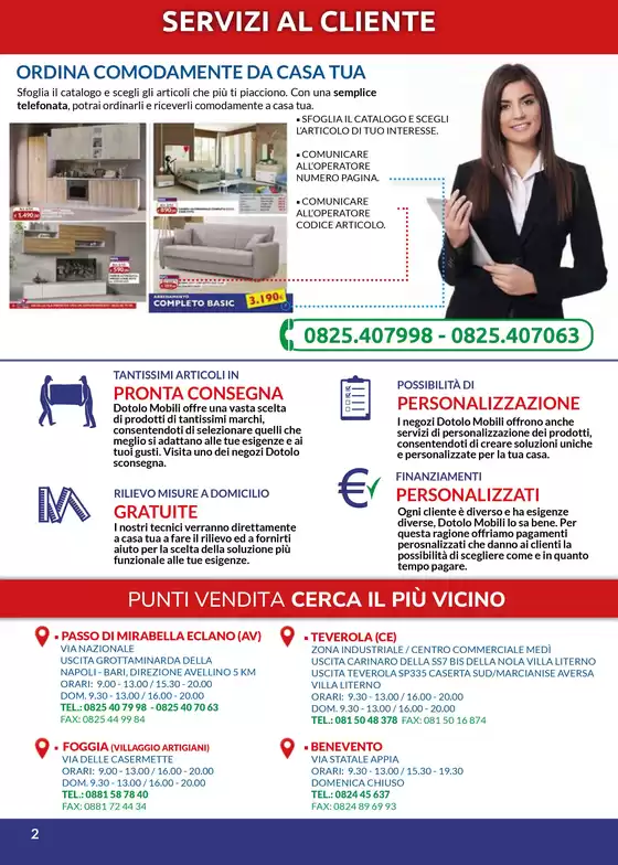 Volantino Dotolo Mobili a Benevento | La qualita al giusto prezzo | 13/1/2025 - 30/6/2025