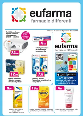 Offerte di Salute e Benessere a Cutro | Dal 16 gennaio al 23 marzo 2025 in Eufarma | 13/1/2025 - 23/3/2025