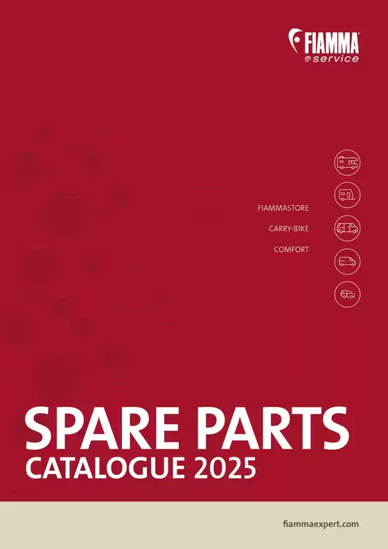 Volantino Fiamma a Martellago | Spare parts catalogo 2025 | 14/1/2025 - 31/12/2025