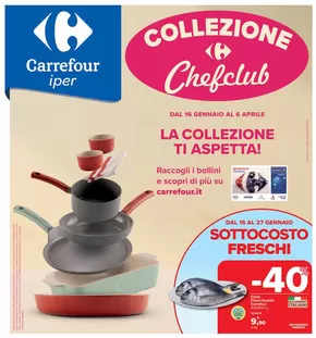 Volantino Carrefour Ipermercati a Torino | Sottocosto freschi  | 16/1/2025 - 27/1/2025