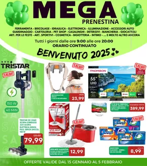 Offerte di Cura casa e corpo a Roma | Mega Prenestina -Benvenuto 2025 in Mega | 15/1/2025 - 5/2/2025