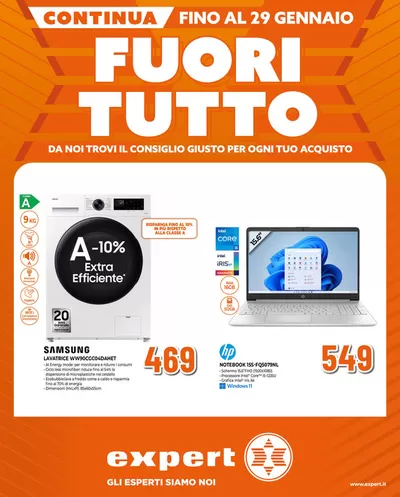 Offerte di Elettronica a Napoli | Continua il FUORITUTTO da Expert! in Expert | 16/1/2025 - 29/1/2025