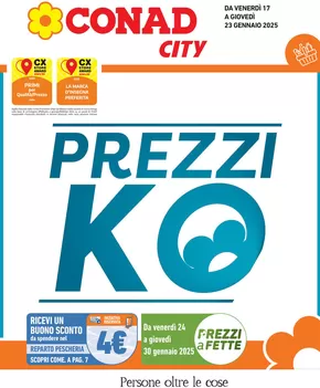 Volantino Conad City | Prezzi KO | 17/1/2025 - 23/1/2025