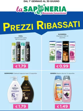 Offerte di Cura casa e corpo a Novellara | Prezzi ribassati in La Saponeria | 16/1/2025 - 30/6/2025