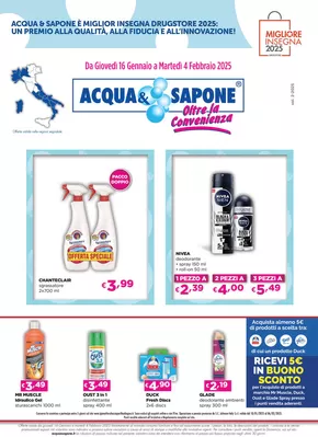 Offerte di Cura casa e corpo a Francavilla al Mare | Oltre la convenienza in Acqua & Sapone | 15/1/2025 - 4/2/2025