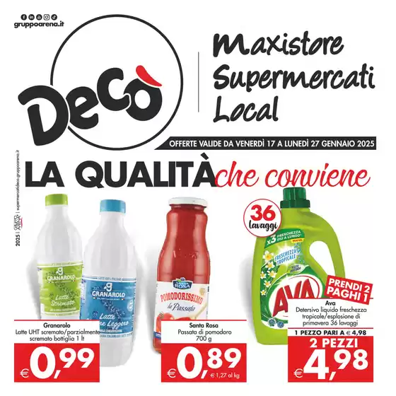 Volantino Decò a Pace del Mela | La qualita che conviene | 17/1/2025 - 27/1/2025