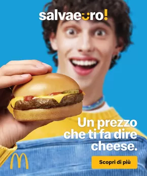 Offerte di Novità a Nola | Salvaeuro Cheeseburger in McDonald's | 20/1/2025 - 9/2/2025