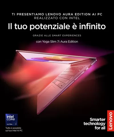 Offerte di Novità a Gonnosfanadiga | Yoga Slim 7i Aura Edition in Lenovo | 22/1/2025 - 30/3/2025