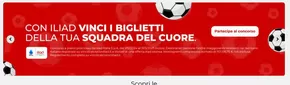 Offerte di Servizi a Varallo Pombia | Con iliad vinci i biglieti della tua squadra del cuore in Iliad | 17/1/2025 - 31/3/2025