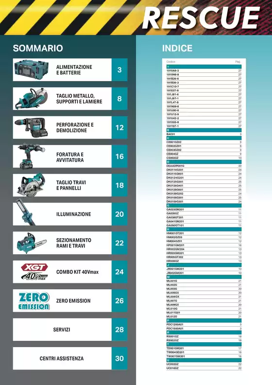 Volantino Makita a Susa | Rescue Cataloge | 17/1/2025 - 31/12/2025