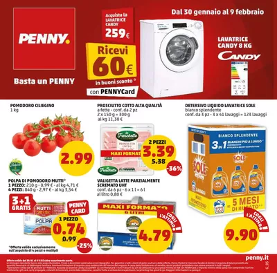 Offerte di Discount a Napoli | Maxi formato abbasso l'inflazione in PENNY | 30/1/2025 - 9/2/2025