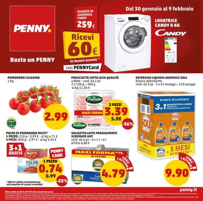 Volantino PENNY a Bareggio | Maxi formato abbasso l'inflazione | 30/1/2025 - 9/2/2025