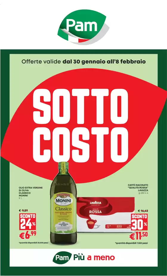 Volantino Pam a Castellarano | SOTTOCOSTO | 30/1/2025 - 8/2/2025