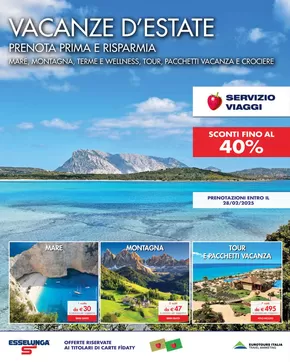 Volantino Esselunga a Porcari | Vacanze d'estate | 23/1/2025 - 28/2/2025