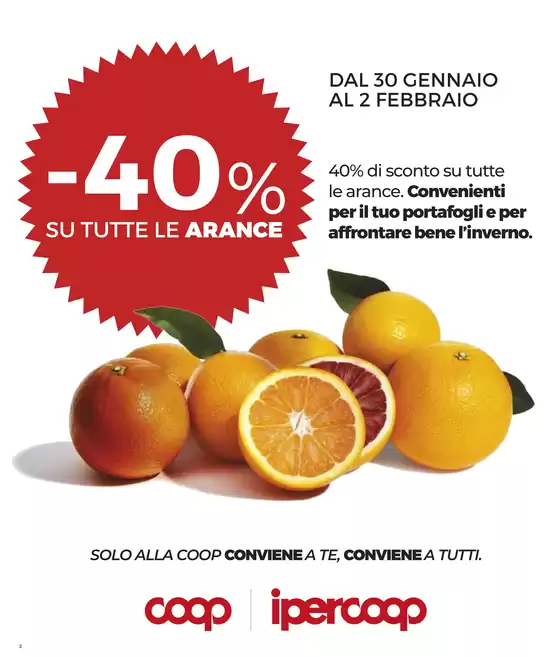 Volantino Coop a Bergamo | Sconti Fino al 40 % | 23/1/2025 - 5/2/2025