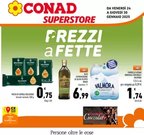 Volantino Conad Superstore a Pescara | PREZZI A FETTE | 24/1/2025 - 30/1/2025