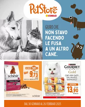 Offerte di Animali a Sommacampagna | Dal 30 Gennaio al 26 Febbraio 2025 in Pet Store Conad | 30/1/2025 - 26/2/2025