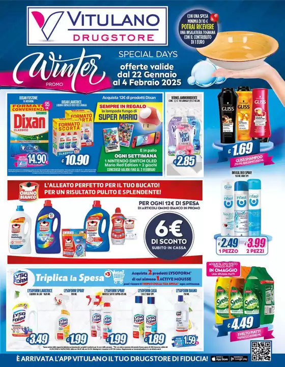 Volantino Vitulano Drugstore | Winter promo | 22/1/2025 - 4/2/2025