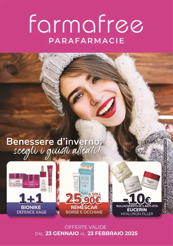 Volantino FarmaFree a Rivarolo Canavese | Benessere d'inverno | 23/1/2025 - 23/2/2025