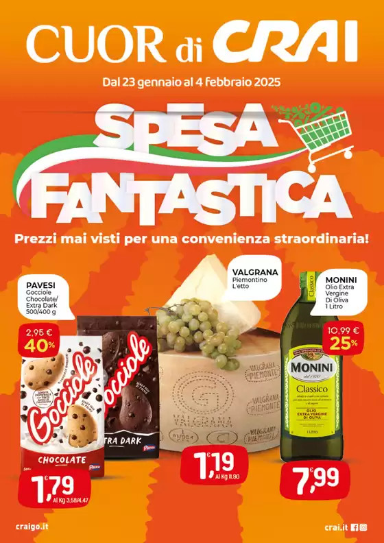 Volantino Crai a Corbetta | Spesa fantastica | 23/1/2025 - 5/2/2025