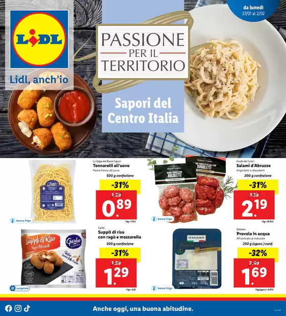 Volantino Lidl a Chieti | Passione per il territorio | 27/1/2025 - 2/2/2025