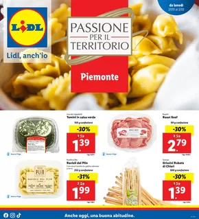 Offerte di Discount a Gozzano | Passione per il territorio Piemonte in Lidl | 27/1/2025 - 2/2/2025