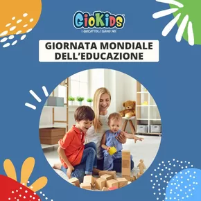 Offerte di Infanzia e giochi a Palermo | Giornata mondiale dell'educazione in Giokids | 24/1/2025 - 31/1/2025