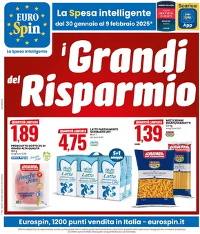 Offerte di Discount a Napoli |  I Grandi del Risparmio in Eurospin | 30/1/2025 - 9/2/2025