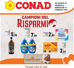 Offerte di Iper e super a Gozzano | Campioni del risparmio in Conad | 30/1/2025 - 12/2/2025