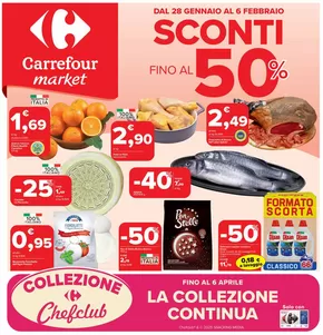 Volantino Carrefour Market a Pomezia | Grandi offerte | 28/1/2025 - 6/2/2025