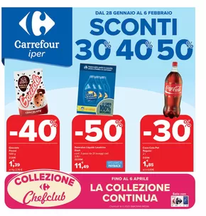 Volantino Carrefour Ipermercati a Modena | Sconti 30% 40% 50% | 28/1/2025 - 6/2/2025