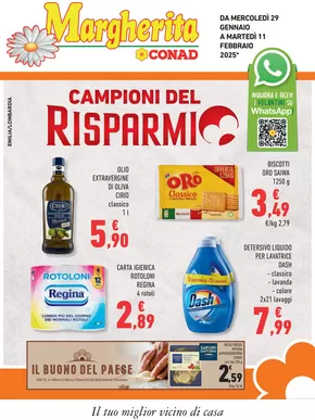 Volantino Margherita Conad a Modena | Campioni del risparmio  | 29/1/2025 - 11/2/2025