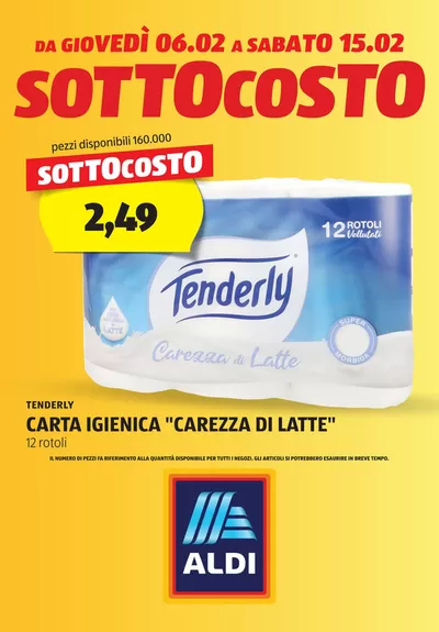 Volantino Aldi a Nembro | Sottocosto | 10/2/2025 - 16/2/2025