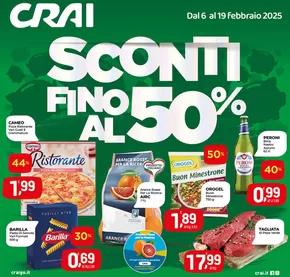 Volantino Crai a Torreano | Sconti fino al 50% | 6/2/2025 - 19/2/2025