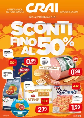 Volantino Crai a Precenicco | Sconti fino al 50% | 6/2/2025 - 19/2/2025