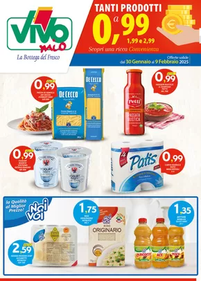 Offerte di Iper e super a Nuoro | Tanti prodotti a 0.99 in Vivo Supermercati | 30/1/2025 - 9/2/2025