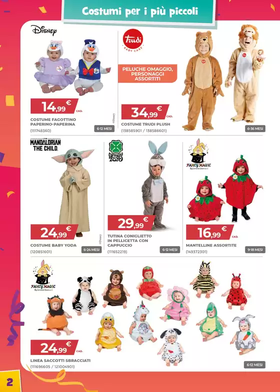 Volantino Toys Center a Napoli | Ogni travestimento vale a Carnevale! | 30/1/2025 - 9/3/2025