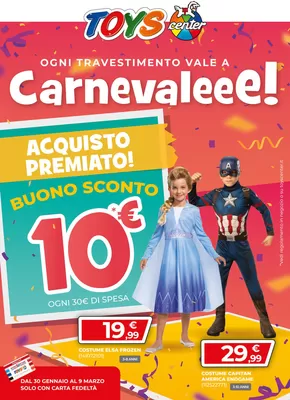 Volantino Toys Center a Castellammare di Stabia | Ogni travestimento vale a Carnevale! | 30/1/2025 - 9/3/2025