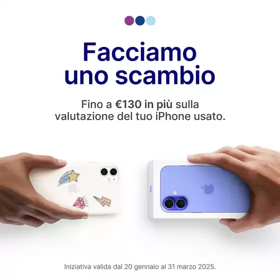 Volantino C&C Apple Premium Reseller a Brescia | Facciamo uno scambio | 29/1/2025 - 31/3/2025