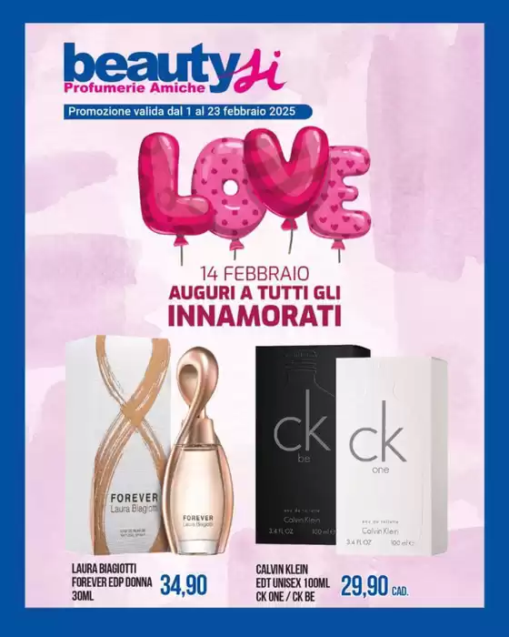 Volantino Beauty Si a Ragusa | LOVE | 30/1/2025 - 23/2/2025