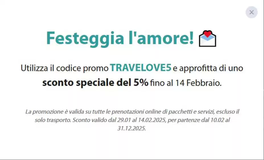 Volantino Agenzia Partner GMV a Milano | Festeggia l'amore! | 30/1/2025 - 14/2/2025