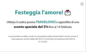 Offerte di Viaggi a Ciampino | Festeggia l'amore! in Agenzia Partner GMV | 30/1/2025 - 14/2/2025